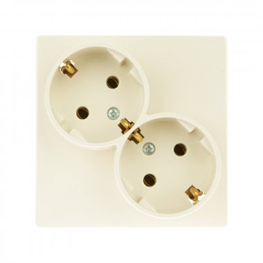 Фотография товара 'Simon 2450459-031 Розетка двойная Schuko 2х2Р+Е, 16A 250В'