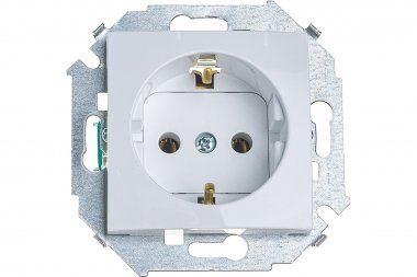 Фотография товара 'Simon 1591432-030 Розетка Schuko 2Р+Е, 16A 250В'