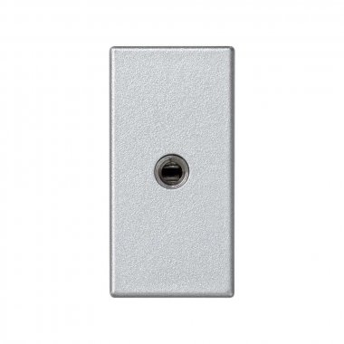 Фотография товара 'Simon K123B-8 Розетка узкая Mini-Jack 3,5мм, алюминий, K45, Connect'