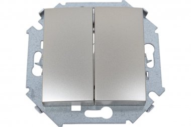 Фотография товара 'Simon 1591398-034 Двухклавишный выключатель, 16AX 250В'