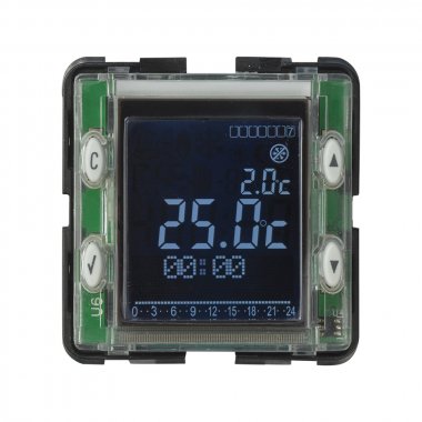 Фотография товара 'Simon 75817-39 Термостат электрон. релейный программируемый с датчиком воздуха, 8А 230В~, S75'