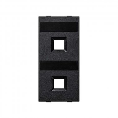 Фотография товара 'Simon S076B-14 Модуль S прямой на 2 разъема RJ45 без шторок'