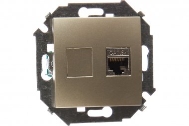 Фотография товара 'Simon 1591563-034 Розетка информационная RJ45 Cat.6A FTP (AMP)'