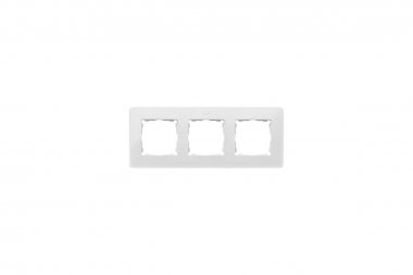 Фотография товара 'Simon 8200630-201 Рамка на 3 поста, белый/индиго, S82D'