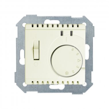 Фотография товара 'Simon 82504-31 Регулятор т/пола механич. с внешним датчиком, 16А 230В~, сл.кость, S82'