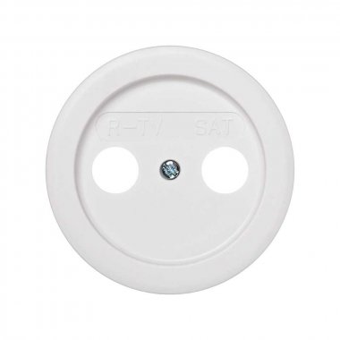 Фотография товара 'Simon 88097-30 Накладка для розетки R-TV+SAT с пикт."R-TV SAT", белый, S88'