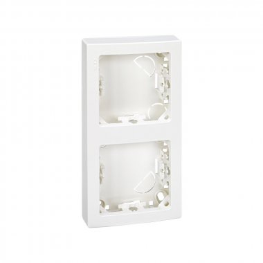 Фотография товара 'Simon 73621-60 Рамка на 2 поста для вертикального монтажа белого цвета 73 Loft'