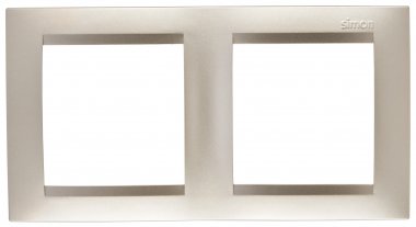 Фотография товара 'Simon 1500620-034 Рамка на 2 поста, шампань, S15'