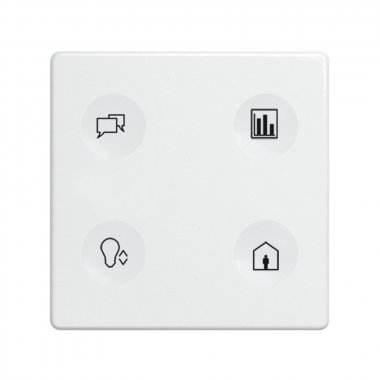 Фотография товара 'Simon 8000644-030 Сенсорная 4-кн панель, Т2 маркировка'