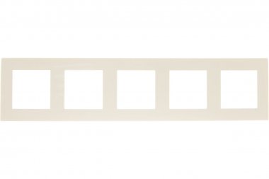 Фотография товара 'Simon 2400650-031 Рамка на 5 постов, сл.кость, S24'