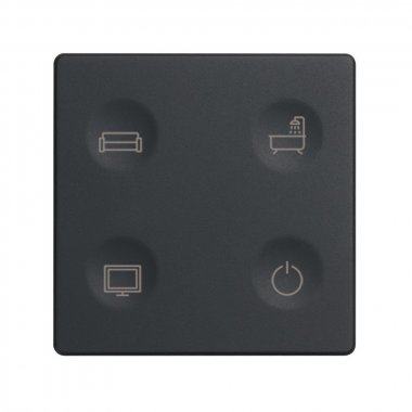 Фотография товара 'Simon 8000643-038 Сенсорная 4-кн панель, Т1 маркировка'