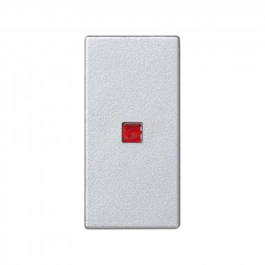 Фотография товара 'Simon K115-8 Клавиша узкая для выключателя с индикацией, алюминий, K45, Connect'