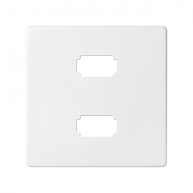 Фотография товара 'Simon 8201090-030 Накладка для розетки 2хUSB 2.0, белый, S82'