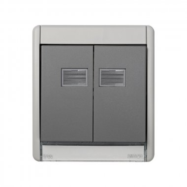 Фотография товара 'Simon 4400026-035 Рамка с клавишами для двухклав. выкл-ля'