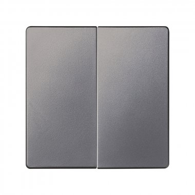 Фотография товара 'Simon 8202126-096 Клавиша двойная для перекрестного вык-ля, мат.титан, S82C'