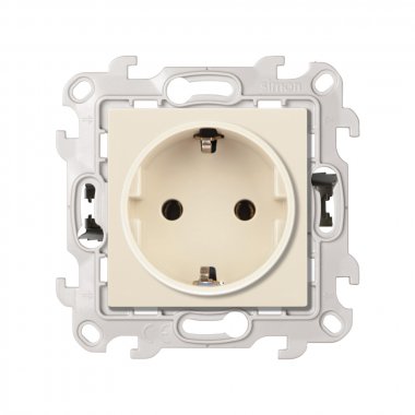 Фотография товара 'Simon 2420434-031 Розетка Schuko 2Р+Е, 16A 250В~ P&Go'