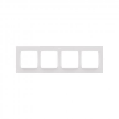 Фотография товара 'Simon 8200647-090 Рамка на 4 поста, мат.белый, S82C'