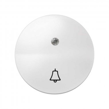 Фотография товара 'Simon 88015-30 Клавиша для выкл-ля с подсветкой и пикт."Звонок", белый, S88'