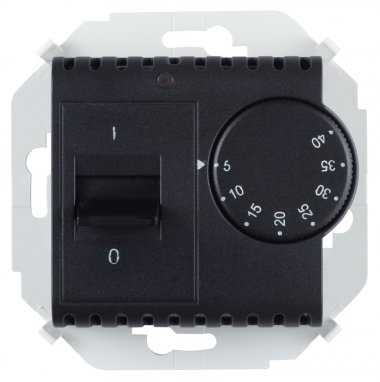 Фотография товара 'Simon 1591775-038 Регулятор т/пола механический с датчиком 3600Вт, 16A 250В'