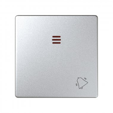 Фотография товара 'Simon 82015-93 Клавиша для вык-ля с подсв. и пикт."Звонок", мат.алюминий, S82D'