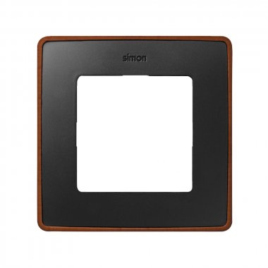 Фотография товара 'Simon 8201630-246 Рамка на 3 поста, графит/металл.медь, S82D'