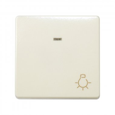 Фотография товара 'Simon 27161-62 Кнопочный выключатель с подсветкой и пикт."Свет", 10A 250В'