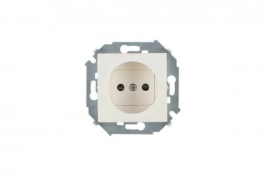 Фотография товара 'Simon 1591431-031 Розетка 2Р, 16A 250В~, сл.кость, S15'