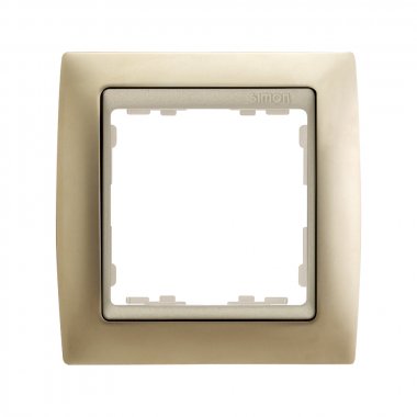 Фотография товара 'Simon 82914-34 Рамка на 1 пост, металл, шампань/шампань, S82'
