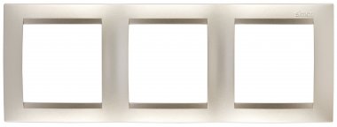 Фотография товара 'Simon 1500630-034 Рамка на 3 поста, шампань, S15'