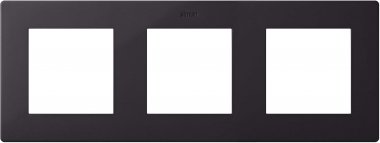 Фотография товара 'Simon 2400630-038 Рамка на 3 поста, графит, S24'