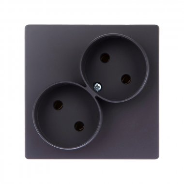 Фотография товара 'Simon 2450457-038 Розетка двойная 2x2Р, 16A 250В'