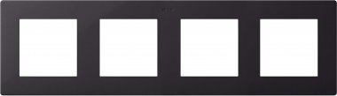 Фотография товара 'Simon 2400640-038 Рамка на 4 поста, графит, S24'