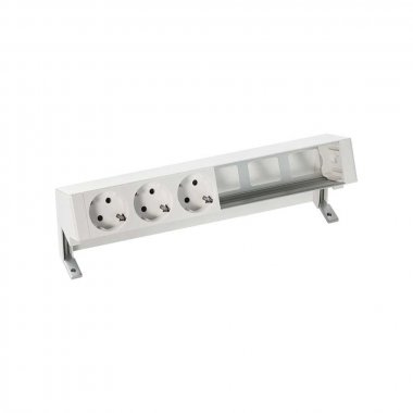 Фотография товара 'Simon 42603000-130 Настольный x6 розеточный блок, 3х2P+E, 3 пустых модуля'