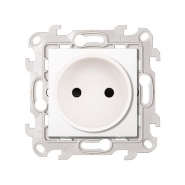 Фотография товара 'Simon 2450441-030 Розетка со шторками 2Р, 16A 250В'