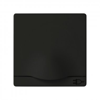 Фотография товара 'Simon 8200090-098 Накладка с крышкой и шторками для розетки Schuko 2Р+Е'