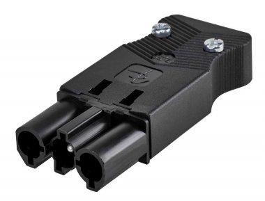 Фотография товара 'Simon CR0004-14 Разъем "папа" на кабель, 2P+E, винт., графит, QC'