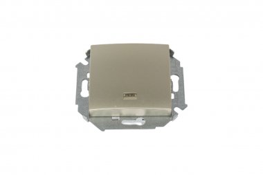 Фотография товара 'Simon 1591104-034 Однополюсный выключатель с подсветкой, 16AX 250В'