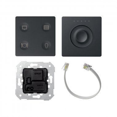 Фотография товара 'Simon 8000655-038 Комплект: контроллер LON + 4-кн сенс.панель + сенс.рег-р'