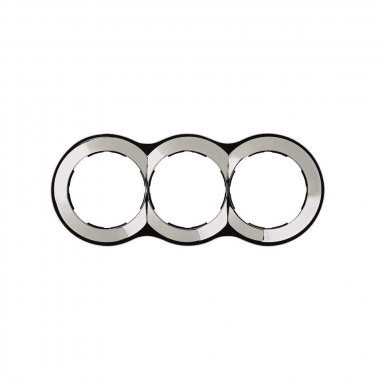 Фотография товара 'Simon 88630-33 Рамка на 3 поста, хром, S88'