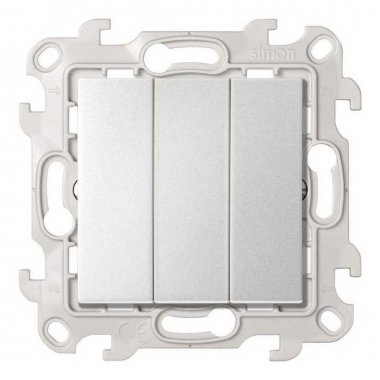 Фотография товара 'Simon 2450391-033 Трехклавишный выключатель, 10AX 250В'