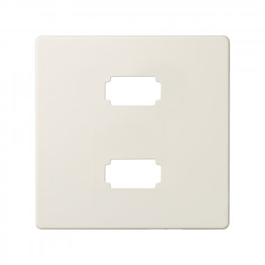 Фотография товара 'Simon 8201090-031 Накладка для розетки 2хUSB 2.0, сл.кость, S82'