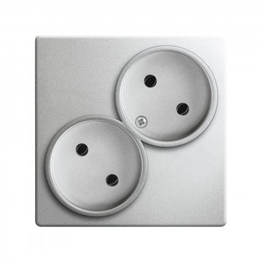 Фотография товара 'Simon 2450457-033 Розетка двойная 2x2Р, 16A 250В'
