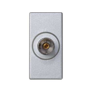 Фотография товара 'Simon K102B-8 Розетка узкая TV, алюминий, K45, Connect'