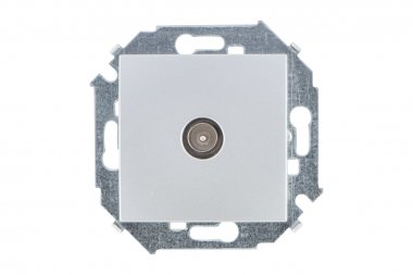 Фотография товара 'Simon 1591475-033 Розетка TV одиночная, алюминий, S15'