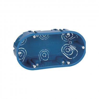 Фотография товара 'Simon 31722-61 Монтажная коробка для г/картона, овальная 142х74х45мм'