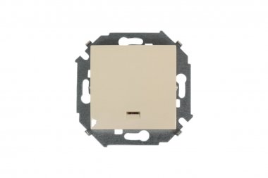 Фотография товара 'Simon 1591160-031 Кнопочный выключатель с подсветкой, 16A 250В'