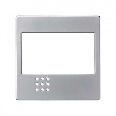 Фотография товара 'Simon 82080-33 Накладка для мех-ов с ИК-управлением, алюминий, S82'