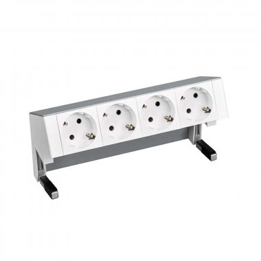 Фотография товара 'Simon 42404000-133 Настольный x4 розеточный блок, 4x2P+E'