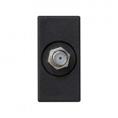 Фотография товара 'Simon K102C-14 Розетка узкая SAT, графит, K45, Connect'