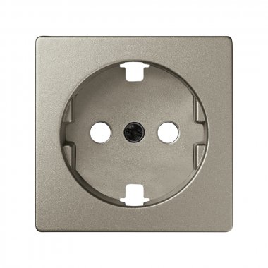 Фотография товара 'Simon 8200041-094 Накладка со шторками для розетки Schuko 2Р+Е'